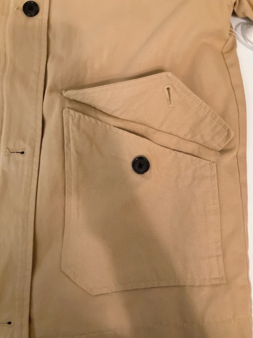 Ci-Sono Canvas Button-Down Utility Barn Jacket Spring Oversized XS/Medium - Picture 13 of 15